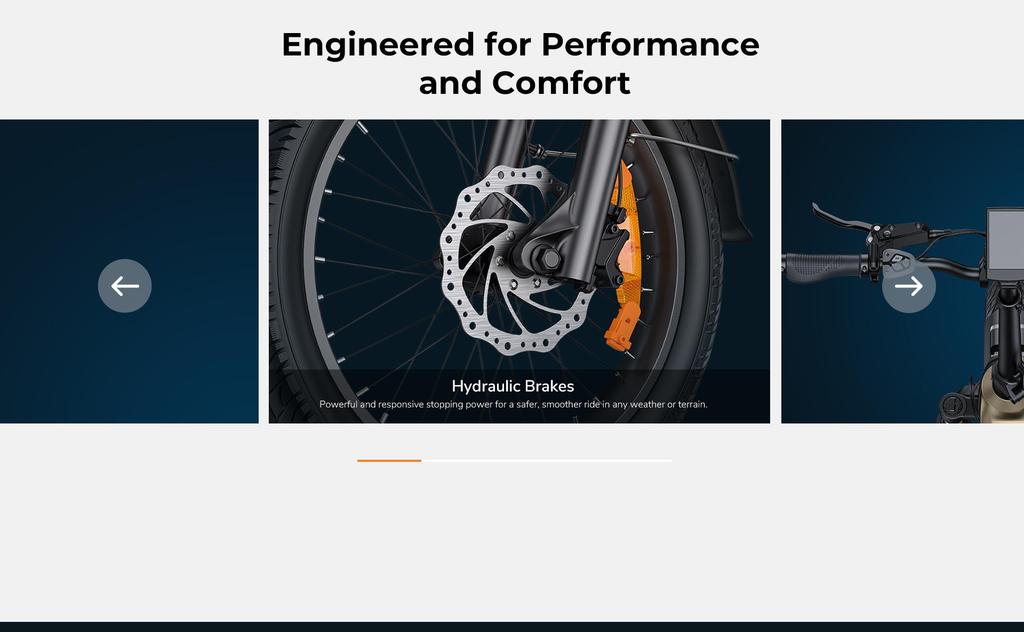 ENGWE EP-2 Boost Folding Electric Bike for Adult, 250W Motor, 48V 13AH Battery, 20''*4'' Fat Tire Bike