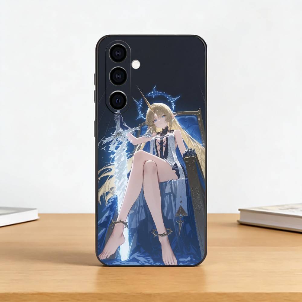 

A-Aemeath WuWa Phone Case For Samsung Galaxy A73,A72,A71,A70,A53,A52,A51,Others Soft Black Cover Samsung a32 4g