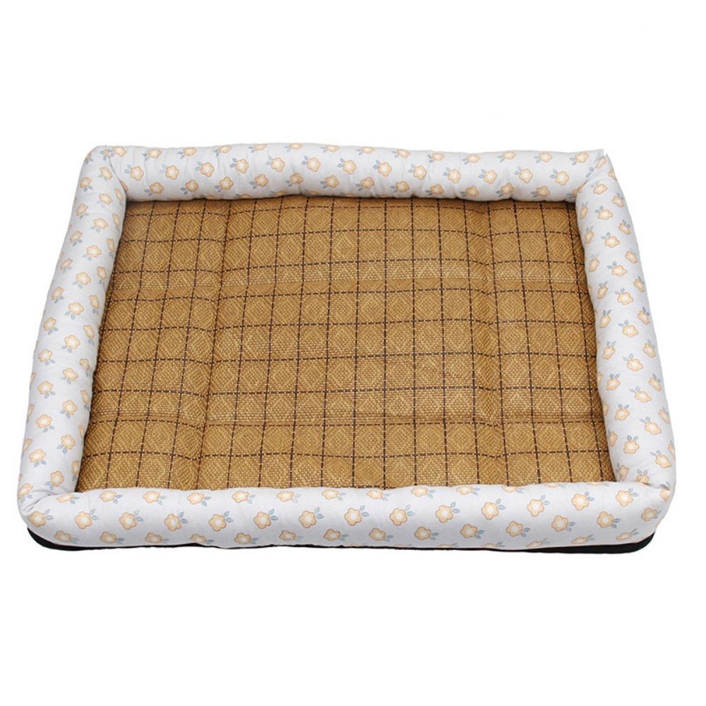 Pet Supplies Ice Silk Dogs Cooling Bed Soft Comfortable Pet Cool Mat Waterproof Washable Dog Mat Cats