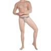 Qing Homer Oil Men's One-piece Stockings Bright Ultra-thin Sexy Jj Set Masturbation Plane Sex Bare Legs Tights