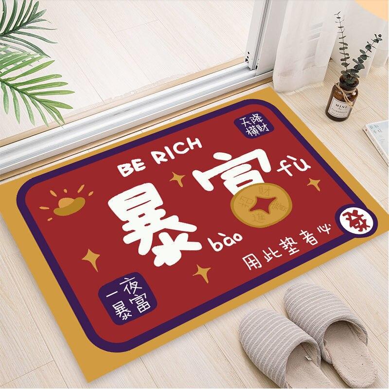 Leuke Cartoon Tapijt Badkamer Entree Deurmat Absorberende Mat Anti-Slip Keuken Tapijt Slaapkamer Deur Floor Tapijten Kamer Stofdicht Matten
