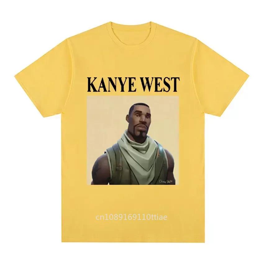 Funny Kanye West Meme Graphic T-Shirt Men's Women Vintage Hip Hop Rap Casual T Shirts Cotton Short Sleeve Oversized T Shirt Tops