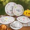 Rustic Style Hand-woven Cotton Rope Coasters Heat Insulation Anti-scald  Non-slip Coaster Table Decoration and Accessories