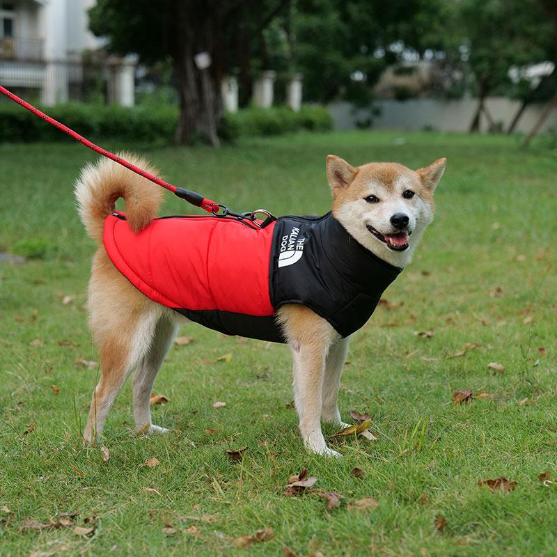 Waterproof Dog Clothes Winter Pet Warm Vest Jacket Padded Vest For Medium and Large Dogs Shiba Inu Warm Jacket Labrador Vest