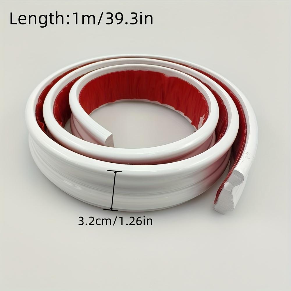 1PC 1m/39.37inch Wall Decoration Molding Trim, Flexible DIY Wall Trim for Wall Mirror Window Frame and Home Decoration