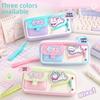 Cute Multi Layer Stationery Organizer With Large Capacity For Students And Kids