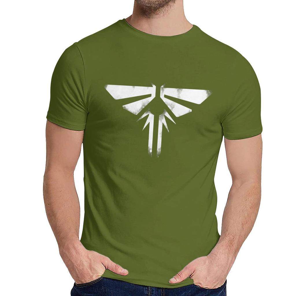 Round Neck The Last Of Us Fireflies Short Sleeve Graphic Print Unisex Soft Slim La