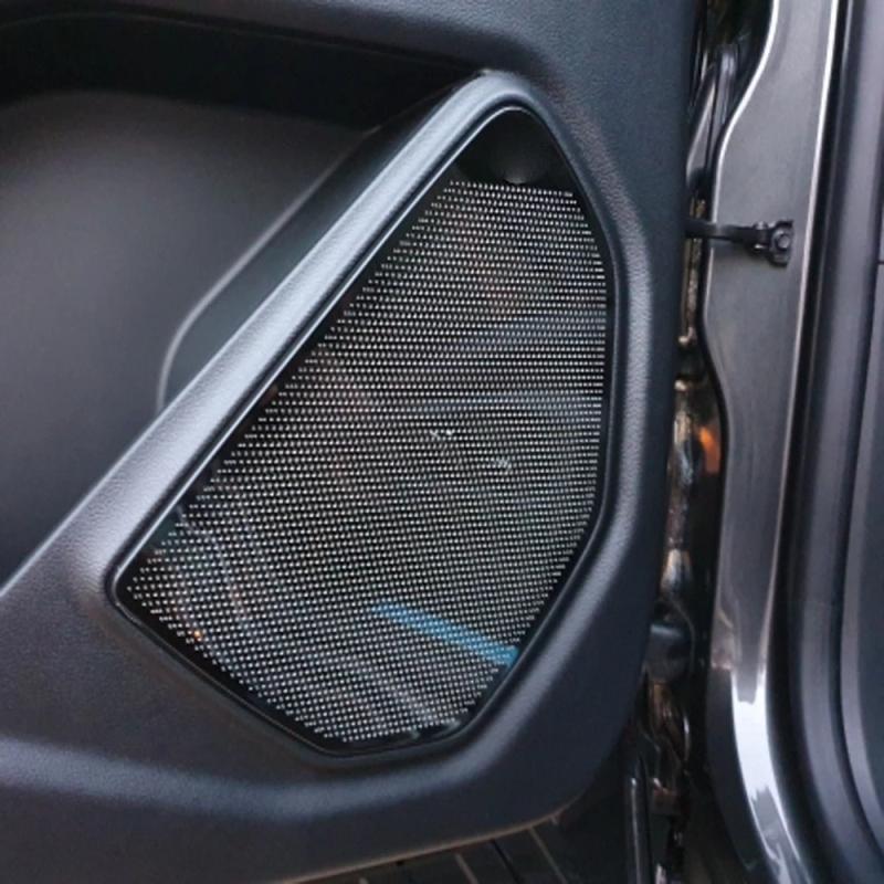 ABAIWAI For Ford Explorer     Interior Speaker Covers Auto Side Door Stereo Audio Sound Loudspeaker Cover Trim