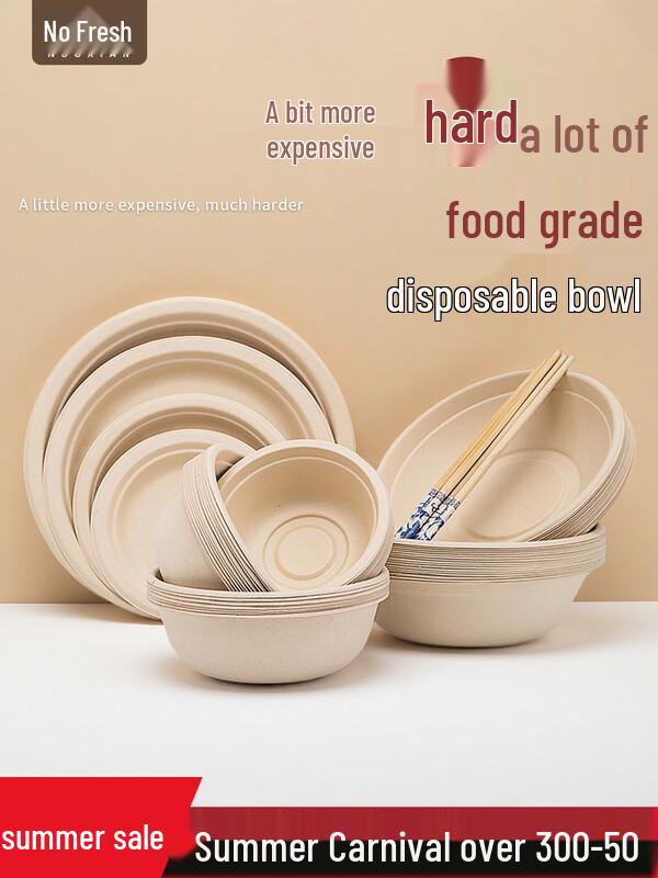 Biologisch abbaubare Einweg-Papierschalen