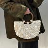 2026 Autumn/Winter Handmade Natural Shell Women's Bag - High-End Niche Design with Trendy, Unique Style