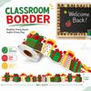 Self-adhesive Christmas Border Roll Cuttable Classroom Border Trim Border Trim  Classroom Decor
