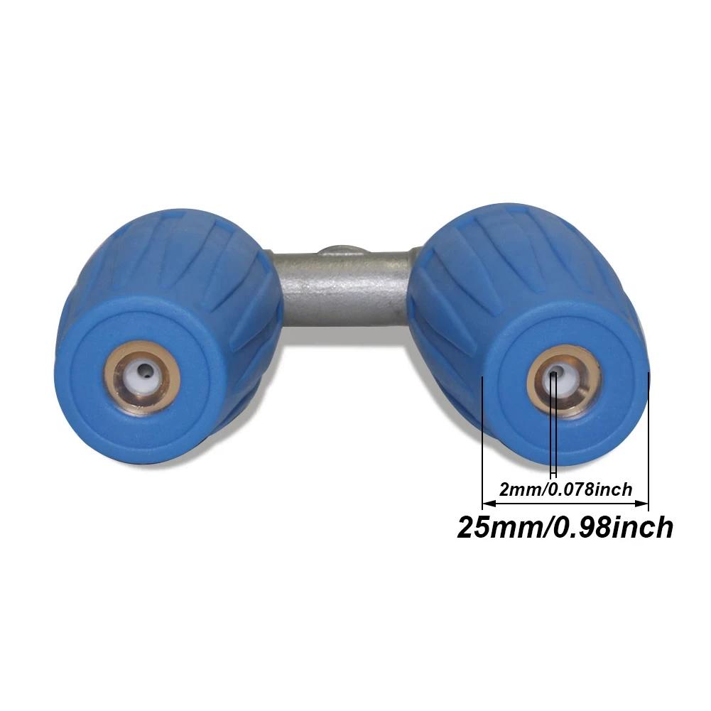 Rotating Dual Turbo Nozzle Spray Tip1/4" 4000PSI 4-6GPM Replacement Tip Yard, Garden Outdoor Living For High Pressure Washer