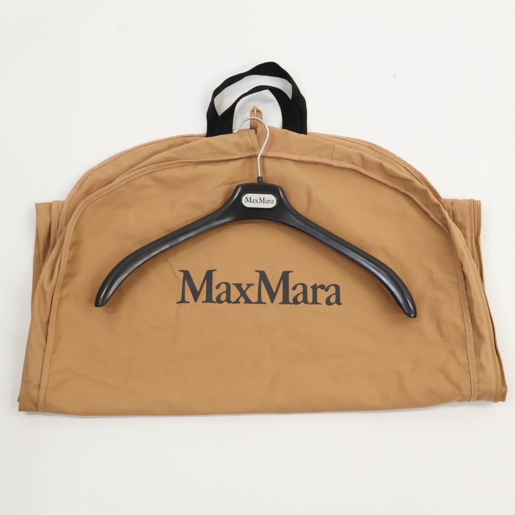 Max Mara Domestic Regular 24AW 101614236 Camel x Silk Teddy Bear coat S BrownUsed