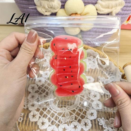 Stressabbau-Spielzeug Wassermelonen-Dessert Knetbar Anti-Angst Langsam aufsteigend Lebensmittel Weich Sensorische Entspannung Fidget Kneten Sommerparty-Mitgebsel