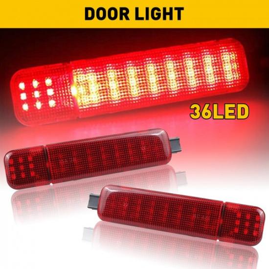 4PCS LED Door Courtesy Lights For Chevy Silverado Suburban Tahoe Sierra Yukon EA