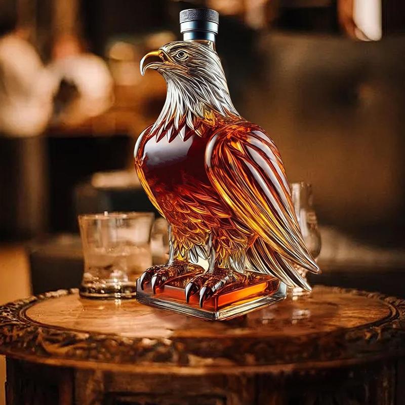 350mL Eagle Decanter Glass Bottle High Borosilicate Animal-shaped Bar Restaurant Creativity Funny Gift Whisky