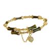[Green Plum Wine] New Chinese Style Bamboo Knot Bracelet for Women, Ins Niche Design Bracelet