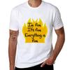 Im Fine Its Fine Everything Is Fine Tshirt Christmas Casual Short Sleeve Top