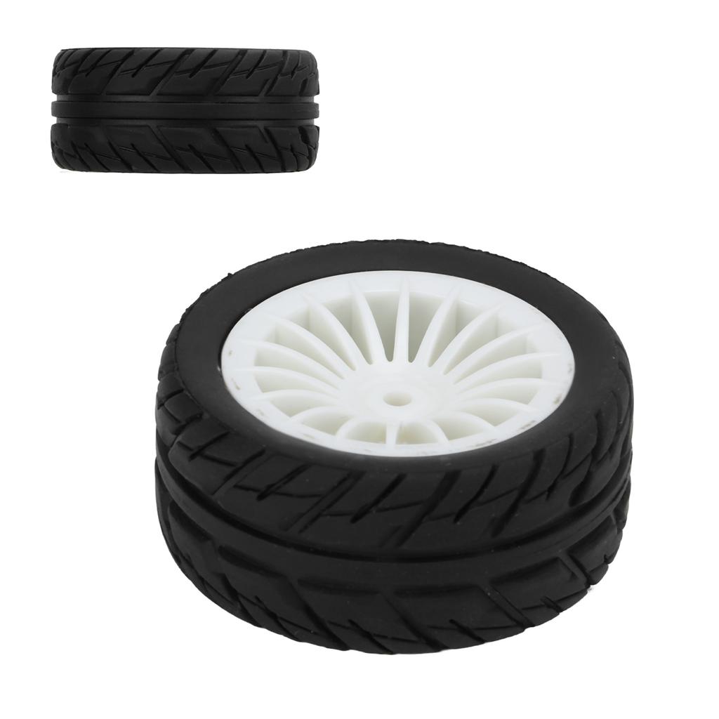 4Pcs Rubber Tire Strong Grip Powerful Buffering Racing Car Tires for UD1601 UD1602 UD1603 UD1604 UD1607 SG1603 SG1604