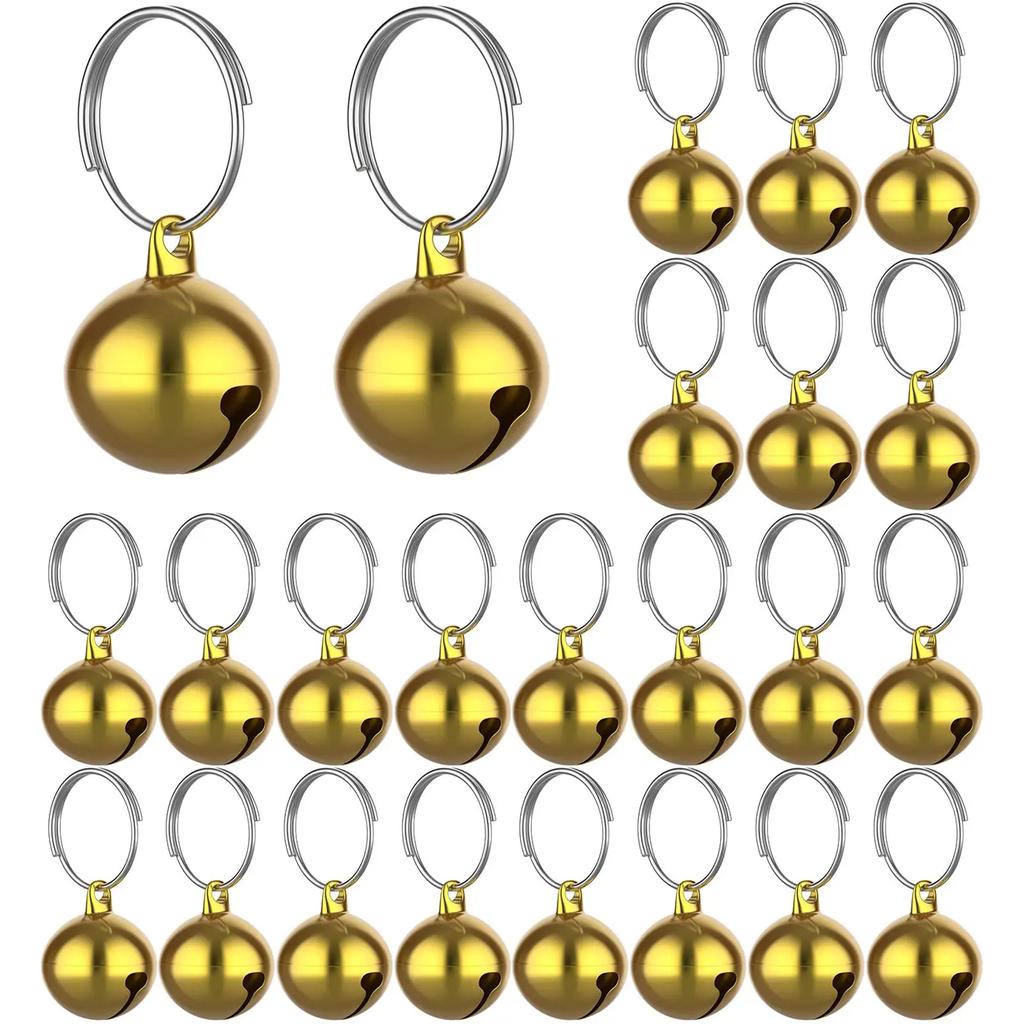 24 Cat Bells Suitable for Cat and Dog Collars, Loud Pendant for Pets, Cat and Dog Bells, Pet Pendant Accessories