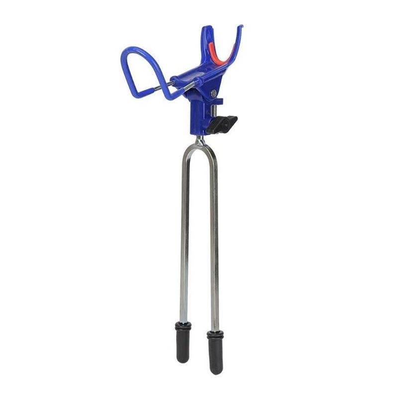 Auto Locking Fishing Rod Holder 360 Degree Adjustable Fishing Poles Stand Outdoor Fishing Equipment Easily Install