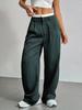 2025 Women's High-Waist Casual Loose Straight Trousers - Japanese & Korean Style for Spring/Summer