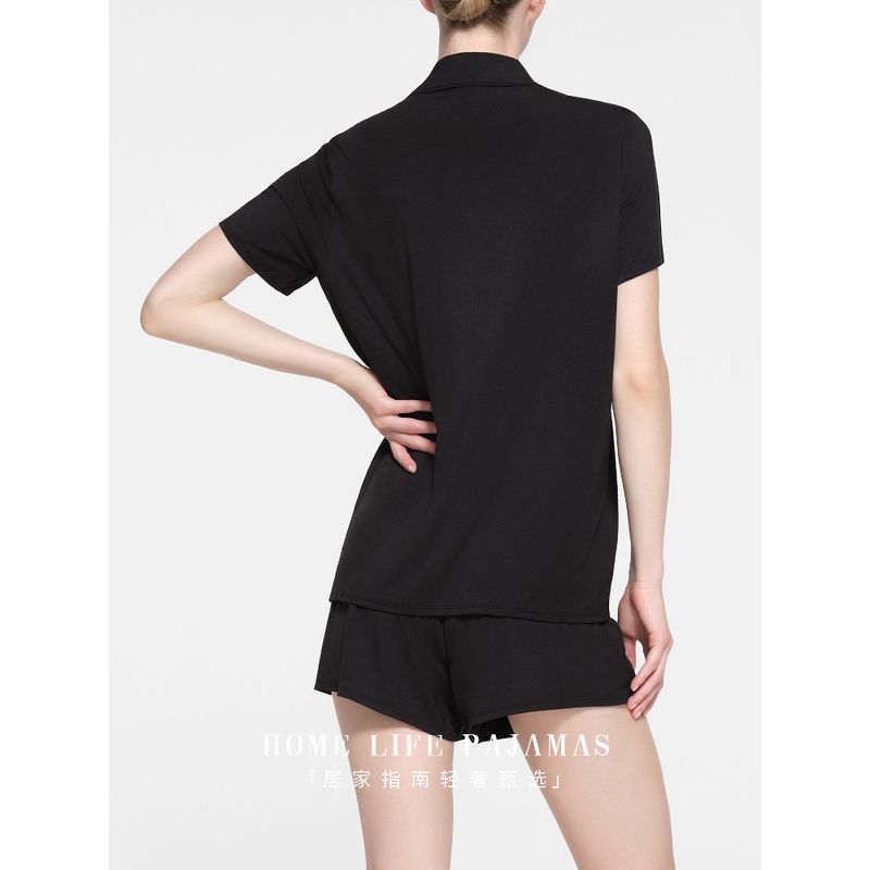 American Original Order Pink Kardashian Sister Jin Same Modal Thread Pajamas Women Summer New Short Sleeve Homewear