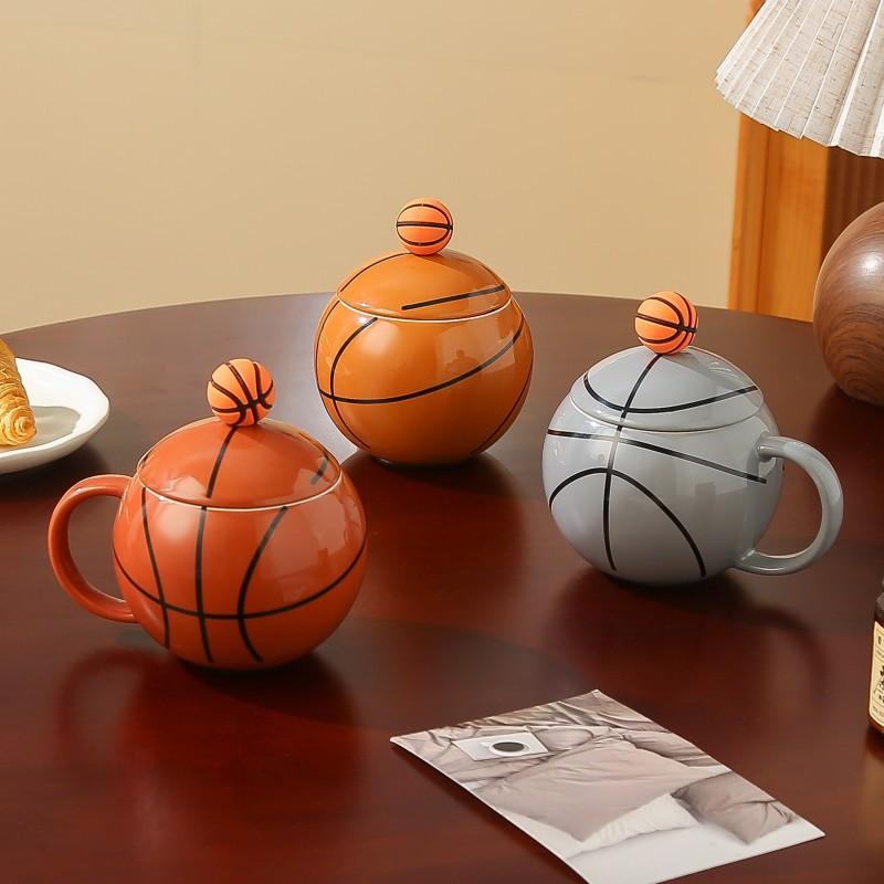 Basketball-Themen-Tasse Keramik Sport-Souvenir Geschenk für Männer 450ml Kreative Tasse