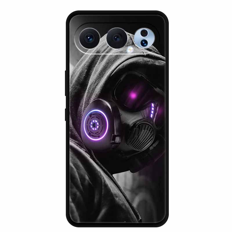 Case For Honor 500 Pro 5G 2025 Fashion Black Edge Soft TPU Silicone Covers For Honor 500 Pro Cases Painted Flowers Shells Fundas