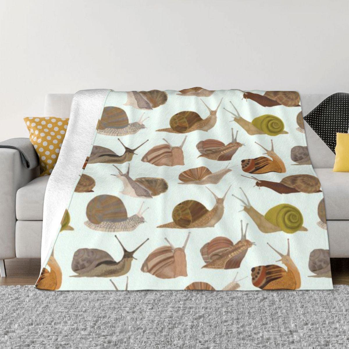 Snails Custom Travel An Ultra-Soft Micro Fleece Blanket 30x40in