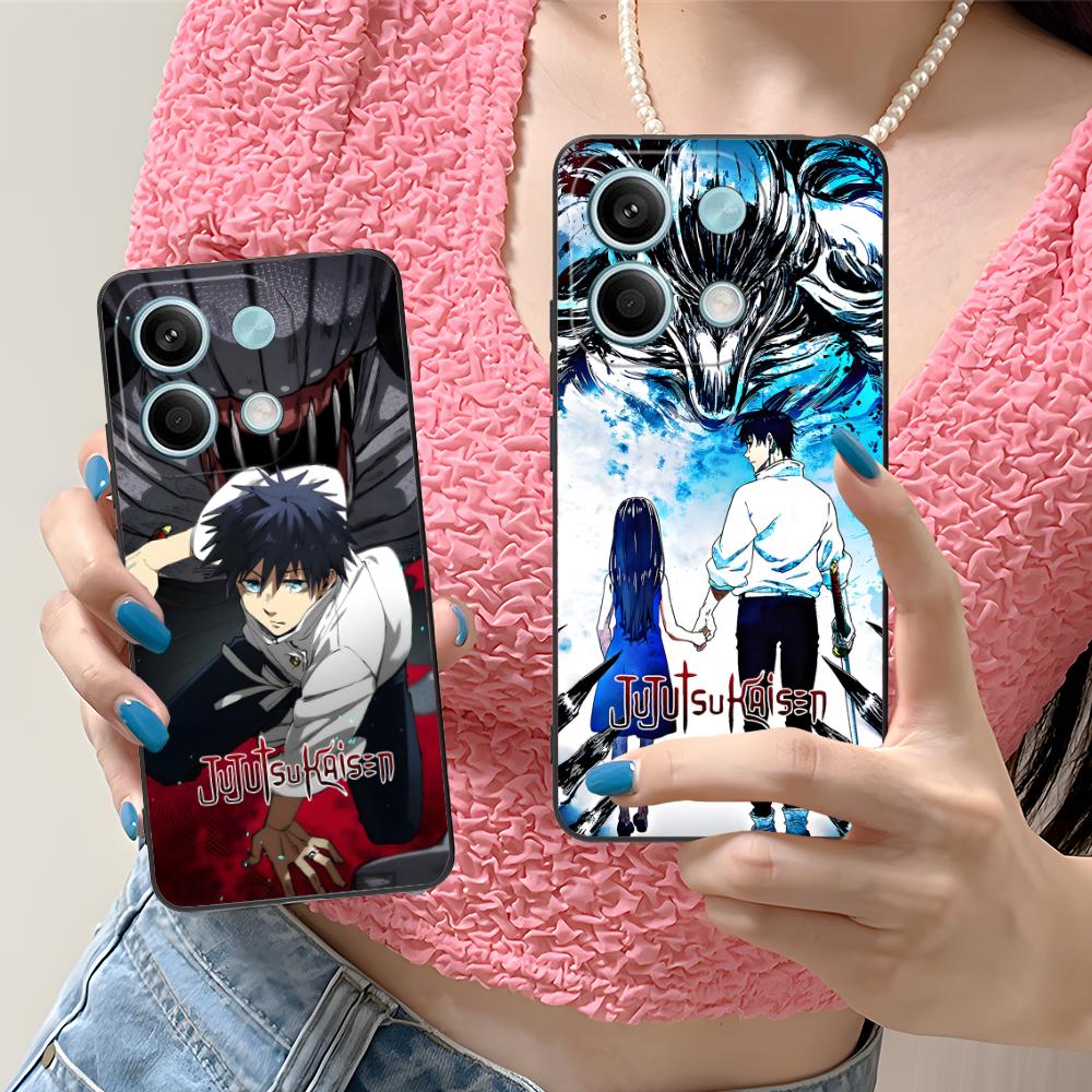 Jujutsu Kaisen Yuta Okkotsu Phone Case for Xiaomi Redmi 15 14 13 12 A5 3 2 1 C Plus 4G 5G Colorful Printing Cover Luxury Pretty