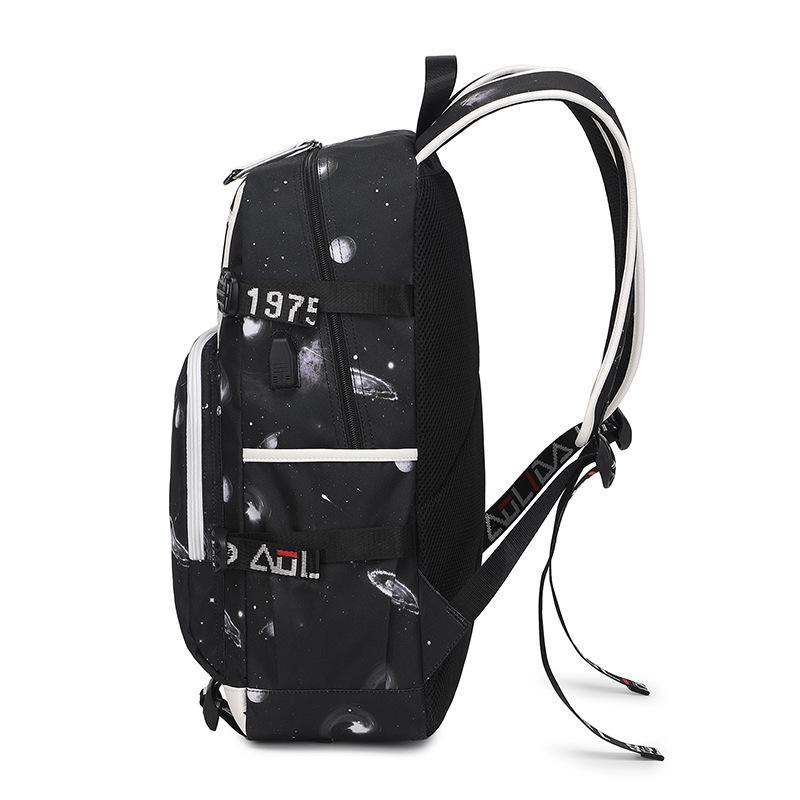 Large Capacity Backpack Men Laptop Backpacks 15.6 Oxford Galaxy Pattern High School Bags Teen College Boy Gril Student Backpack