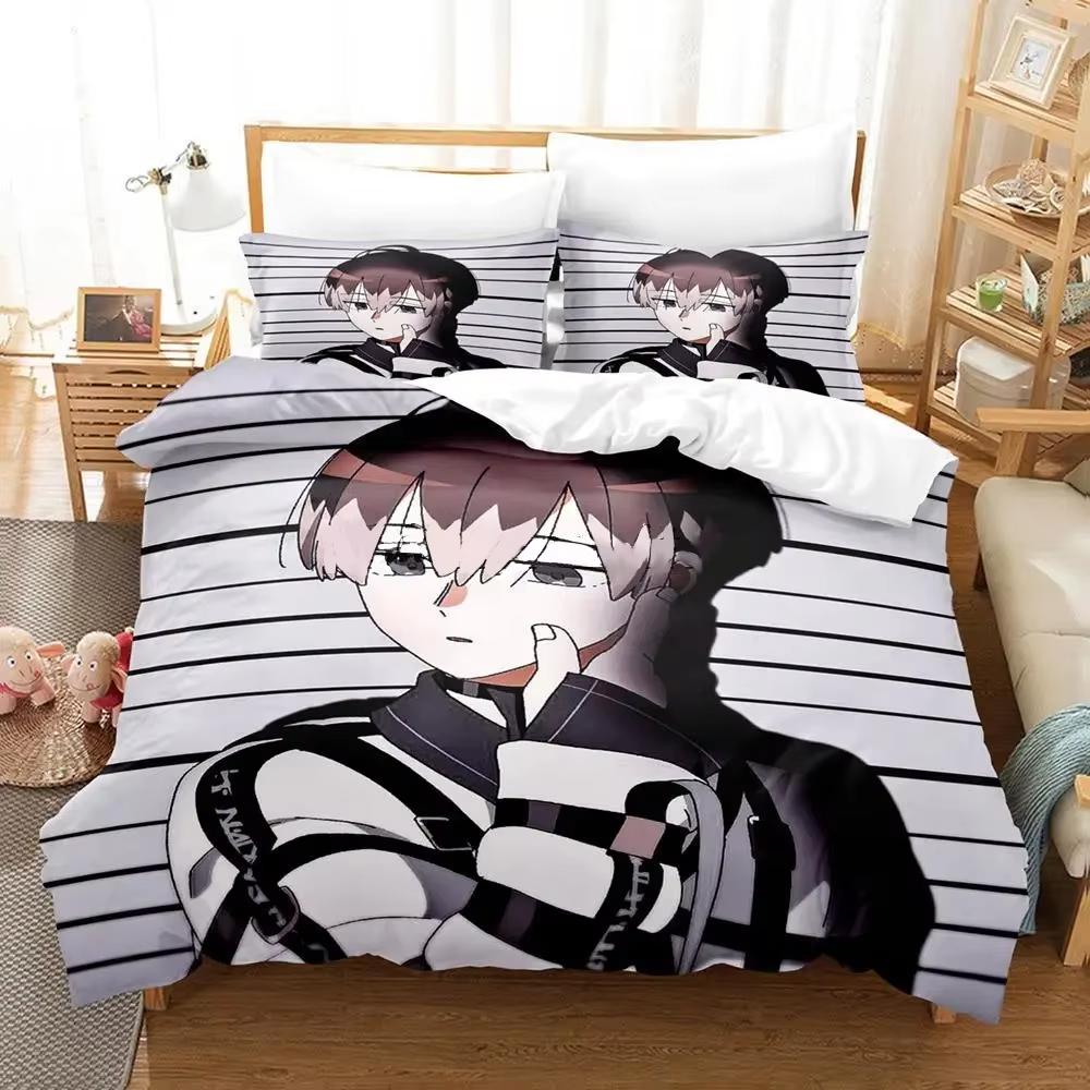 Music MILGRAM Bedding Set Japan Famous Anime Duvet Cover Sets Comforter Bed Linen Twin Queen King Single Size Dropshipping Gift