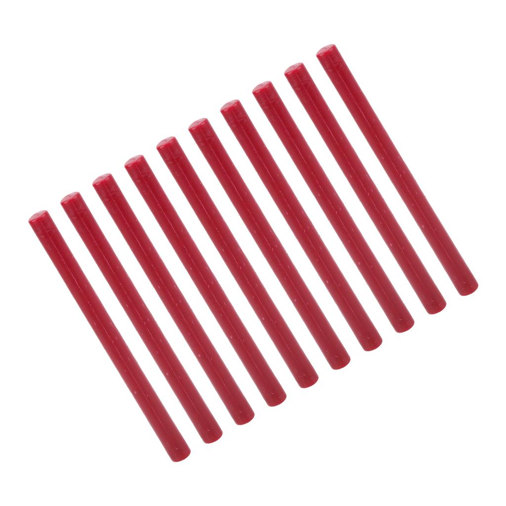 10Pcs Sealing Wax Stick Convenient Smokeless Flexible Hot Seal Sticks for Envelopes Cards Manuscripts