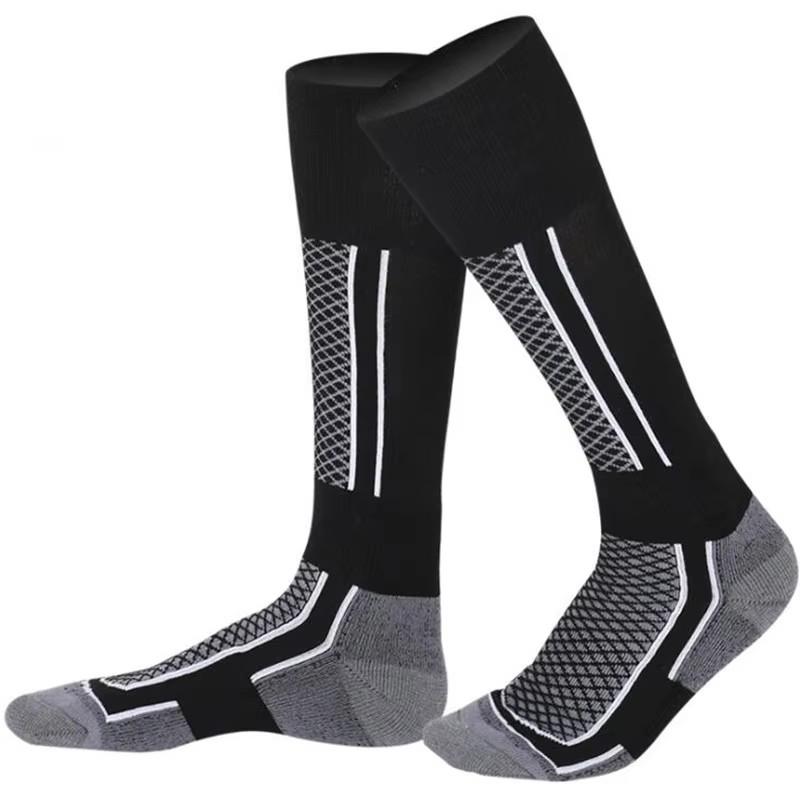 1Pair Winter Warm Thickening Ski Stockings Hiking Socks For Women Men Children Outdoor Anti-Cold High Sports Stockings
