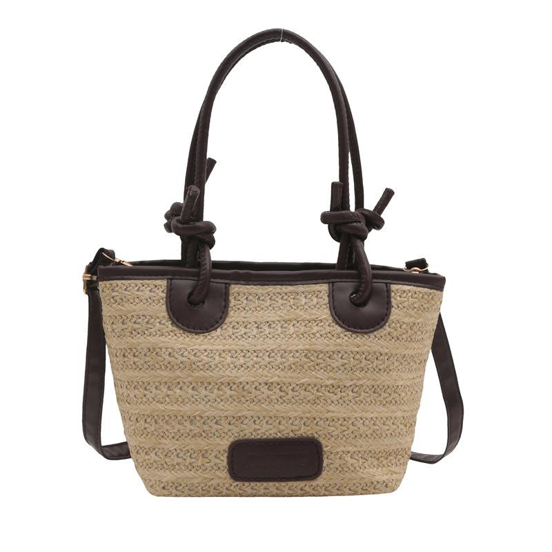 Geantă de umăr la modă și simplă pentru femei în vară nouă geantă de plajă cu capacitate mare, geantă de plajă pentru vacanță și agrement