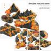Realistischer Vulkan Mini-Vulkan Spielzeug Modellspielzeug Realistischer Mini-Vulkan Geschenk für Jungen