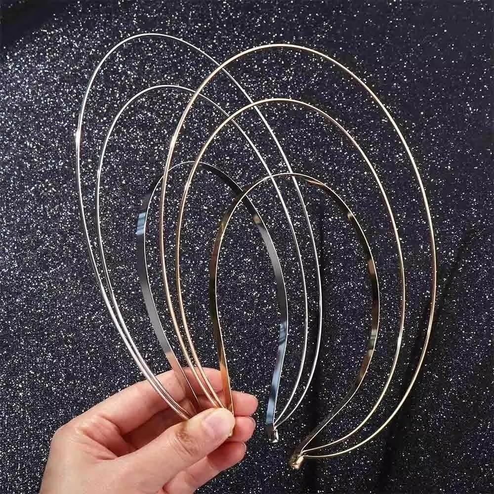 Metal Halo Hair Crown Multi-layer Hair Hoop Retro Goddess Angel Headband  Hair Accessories