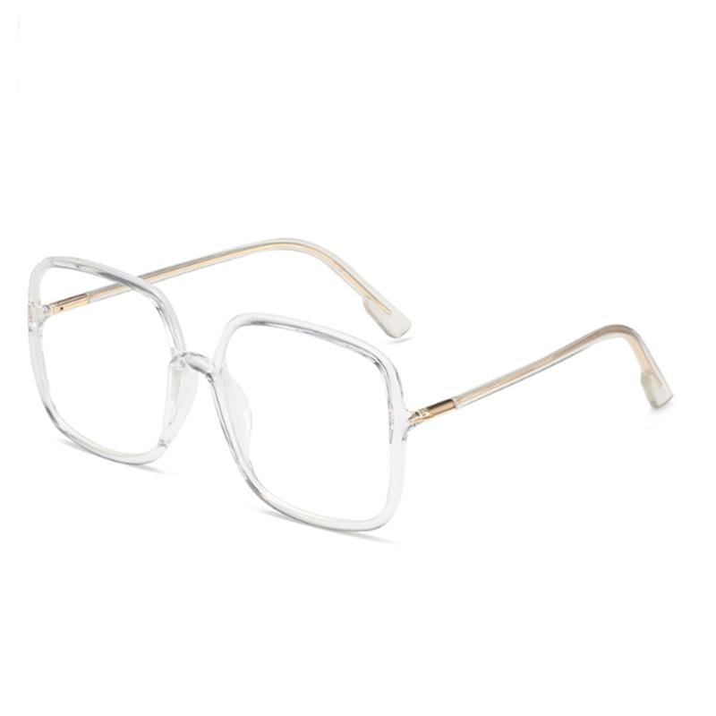 

Vintage Oversize Square Glasses Women Premium Brand Big Frame Men Glasses -0.5 -0.75 -1.0 -1.5 -2.0 -3.0To -6.0 0