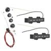 Guitar Bass Pickup Set Standard Replacement 5 String Metal Plastic Pick Up Wired Bass Control Board Kit