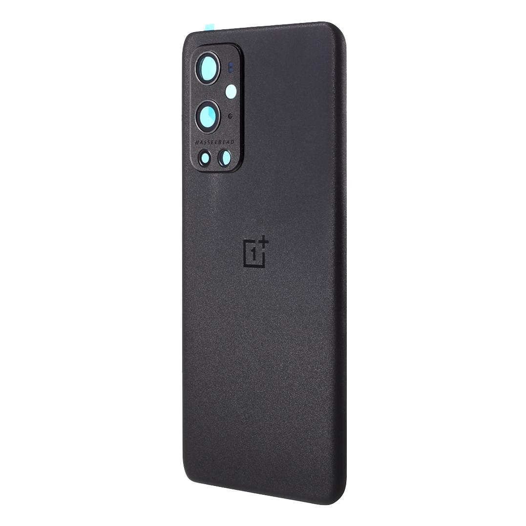 

For OnePlus 9 Pro 5G OEM Battery Housing Cover Repair Part+Camera Lens Cover Black