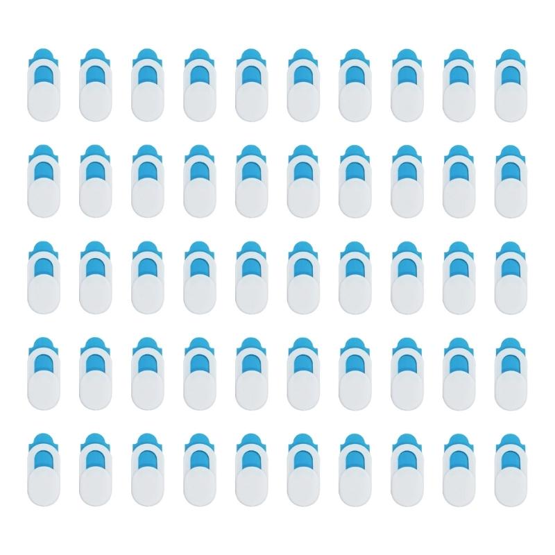 50Pcs Camera Lens Slider Covers For Laptop Tablet Universal Privacy Shield Easy Installation Durability ABS Materials