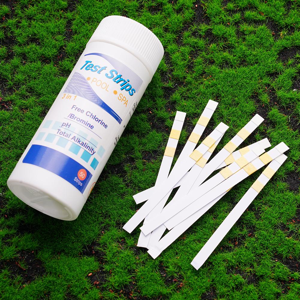 50/150/250 Strips 3-IN-1 Swimming Pool PH Test Paper Multipurpose Chlorine/PH/Bromine Test Strips Swimming Pool Water Tester Too