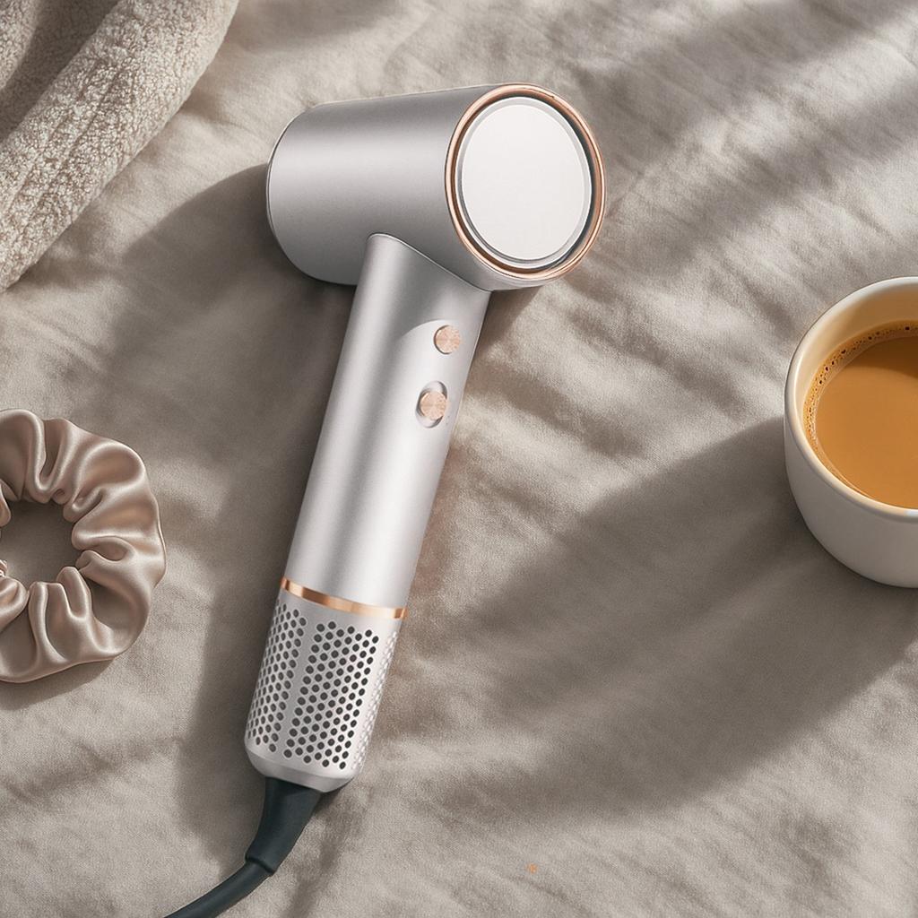 Ionizing Hair Dryer with Diffuser H100 1500W - White