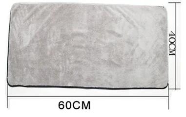 High density car wash towels, double-sided thickened, absorbent glass wipes, car repair shop hotel restaurant cleaning towels серый