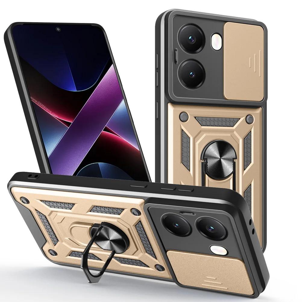 

Прочный защитный чехол для объектива камеры XiaoMi POCO X7 Pro X7 F6 M6 X6 Pro Neo F5 Pro X5 F4 GT X4 F3 гибридный металлический держатель кольца For Poco X7 Pro золотой