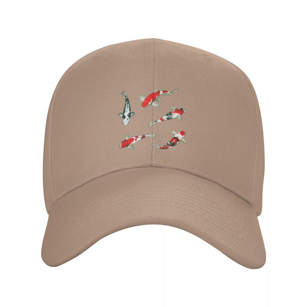 Le ballet des carpes koi Cap Baseball Cap Anime Damenkappe Unisex