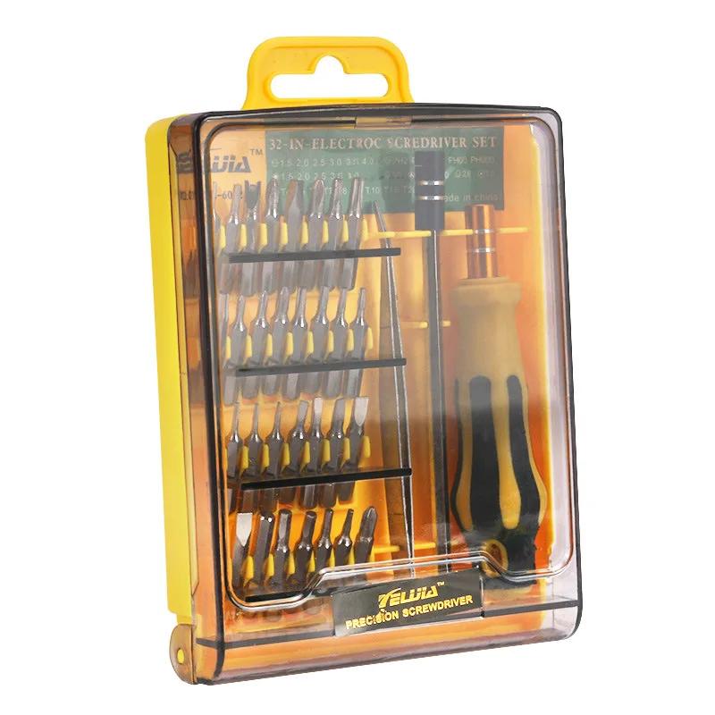 Screwdriver Set 32 In 1 Magnetic Screw Head Bits With Long Pole Torx Phillips Repair Tool Set For Mobile Phone Digital