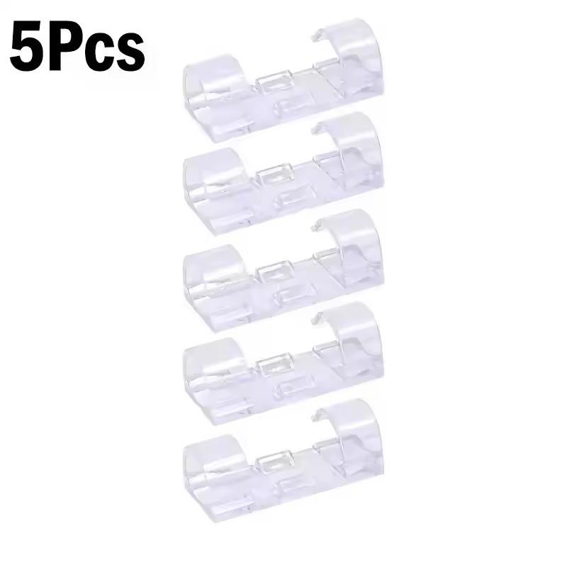 Cable Clips Organizer Drop Wire Holder Cord Management Self-Adhesive Cables Manager Fixed Clamp Wire Winder For Home Office Car