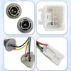 1× Tail Light Socket Wire Harness W/o Bulb 92470-A7000 For Kia Forte 2014-2016